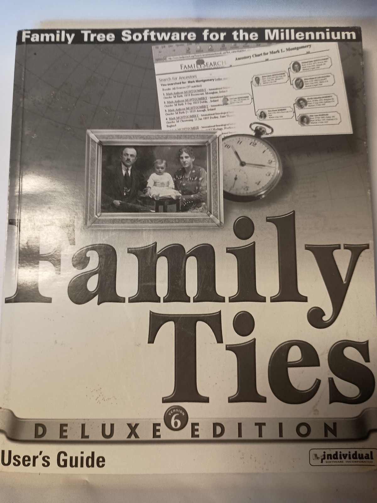 Family TIes Deluxe Edition version 6 User's Guide ONLY (1999, Paperback) V7