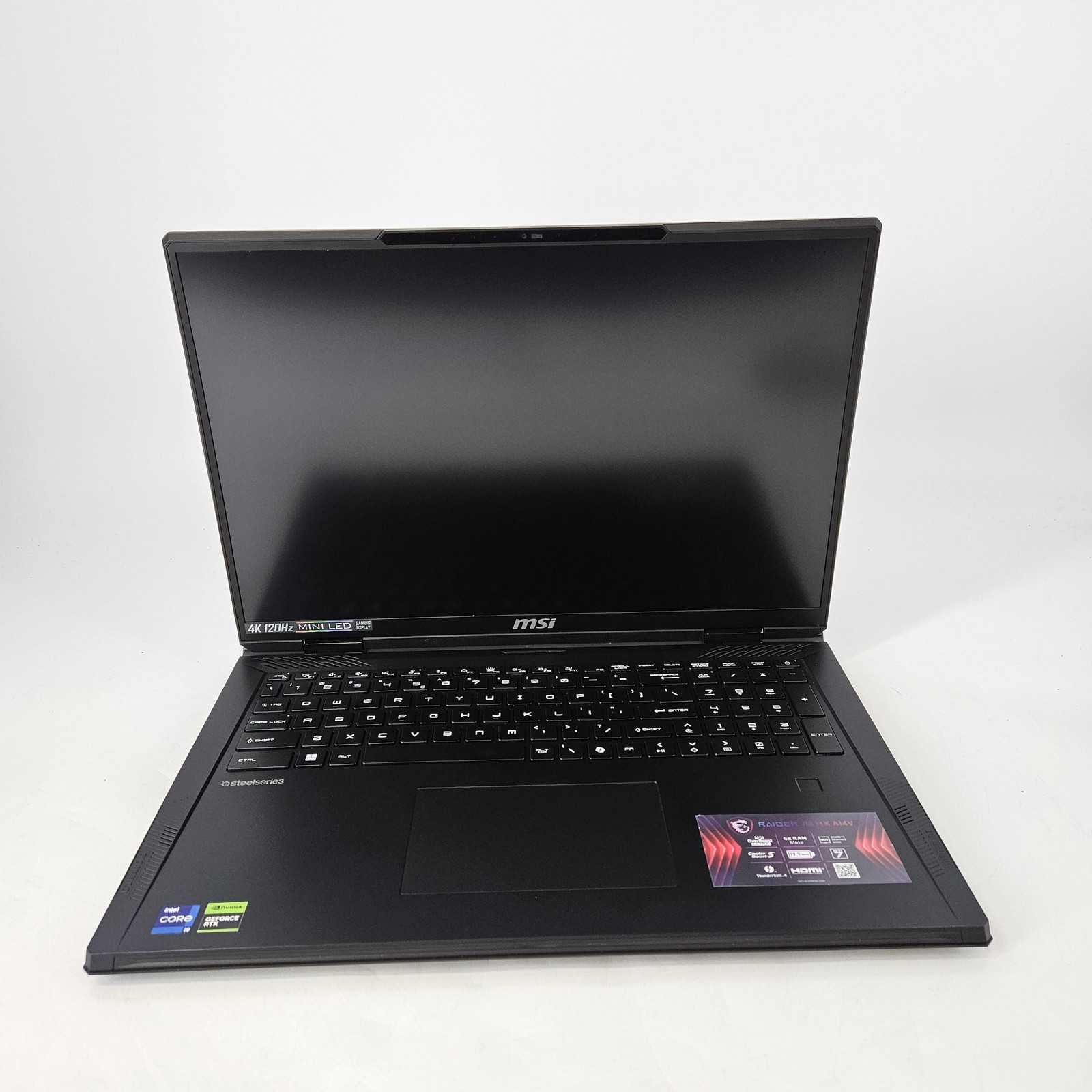 MSI Raider 18 HX 120Hz UHD+ 2024 2.2 GHz i9-14900HX 16GB 2TB SSD NVIDIA RTX 4080