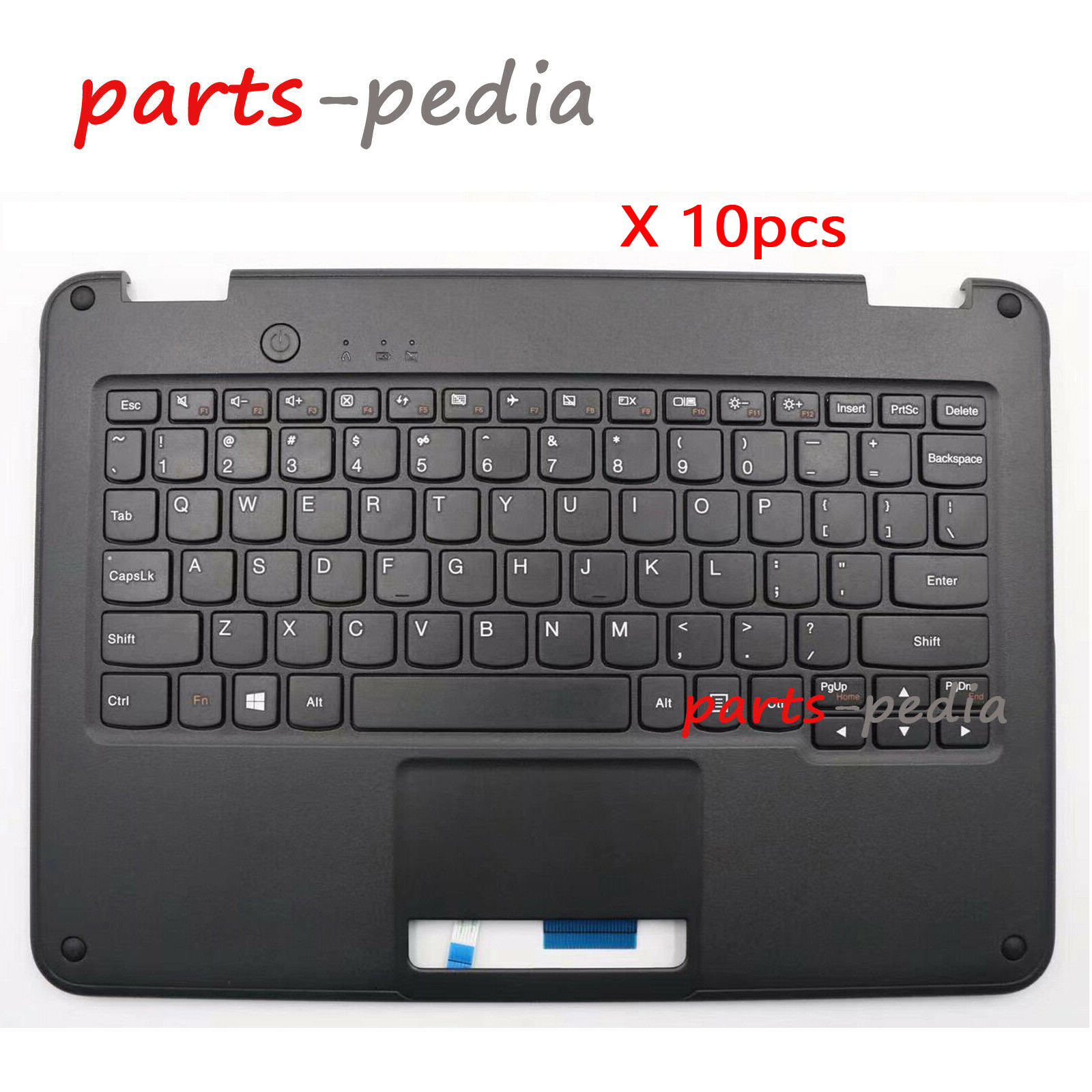 10pcs 5CB0P18543 For Lenovo Winbook N24 300e Upper Case Palmrest Keyboard Bezel