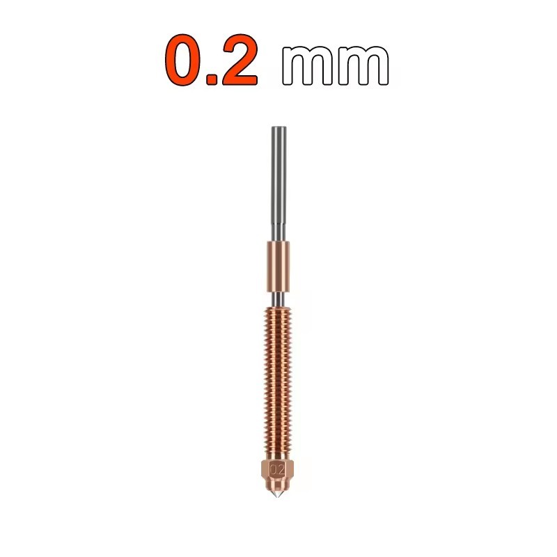 Quick-Swap Nozzle Kit 0.2mm 0.4mm 0.6mm 0.8mm for Creality K2 Plus 3D Printer
