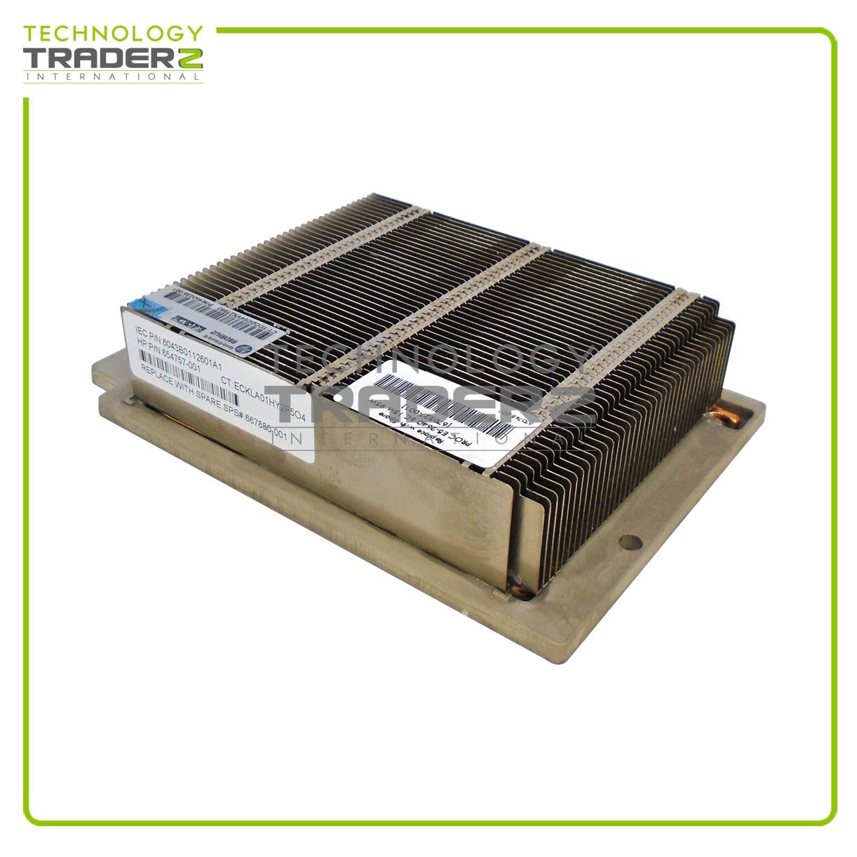 653235-001 HP ProLiant DL380p DL388p DL560 G8 CPU Heatsink 670527-001