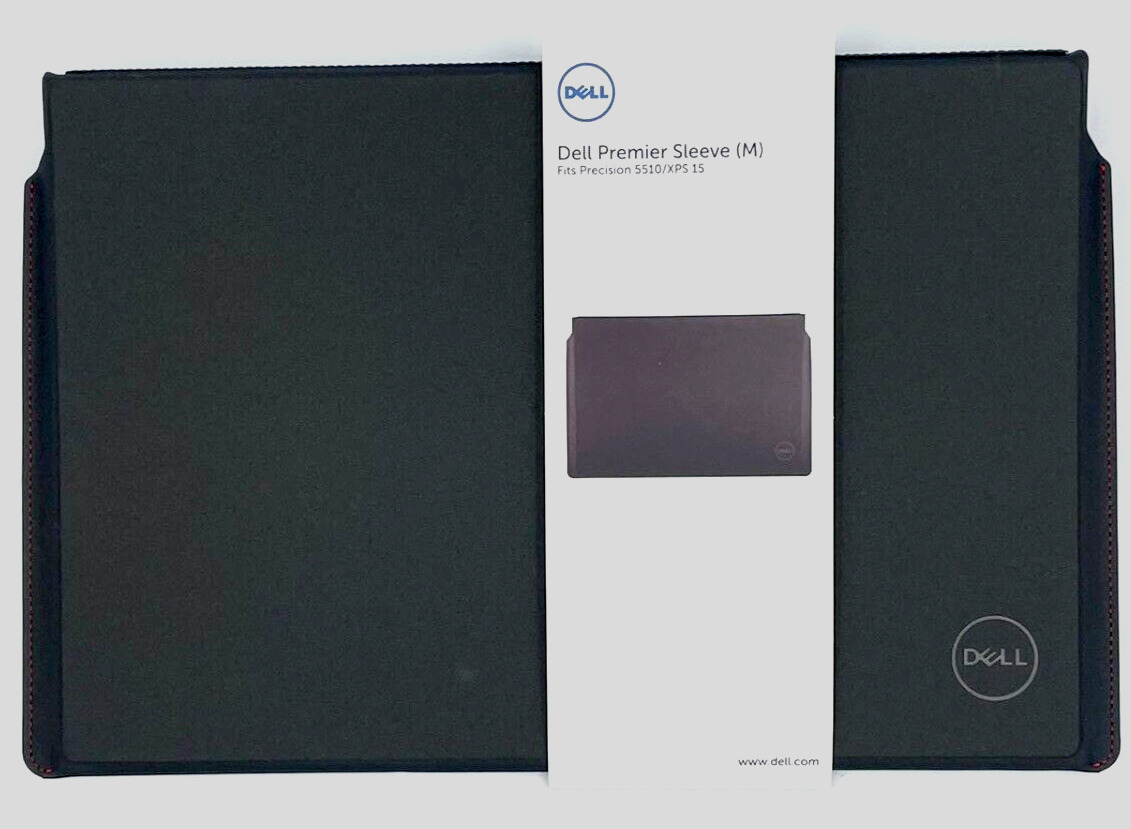 Genuine Dell Premier Notebook Laptop  Sleeve (M) XPS 15 Precision 5510 D48TY Bag