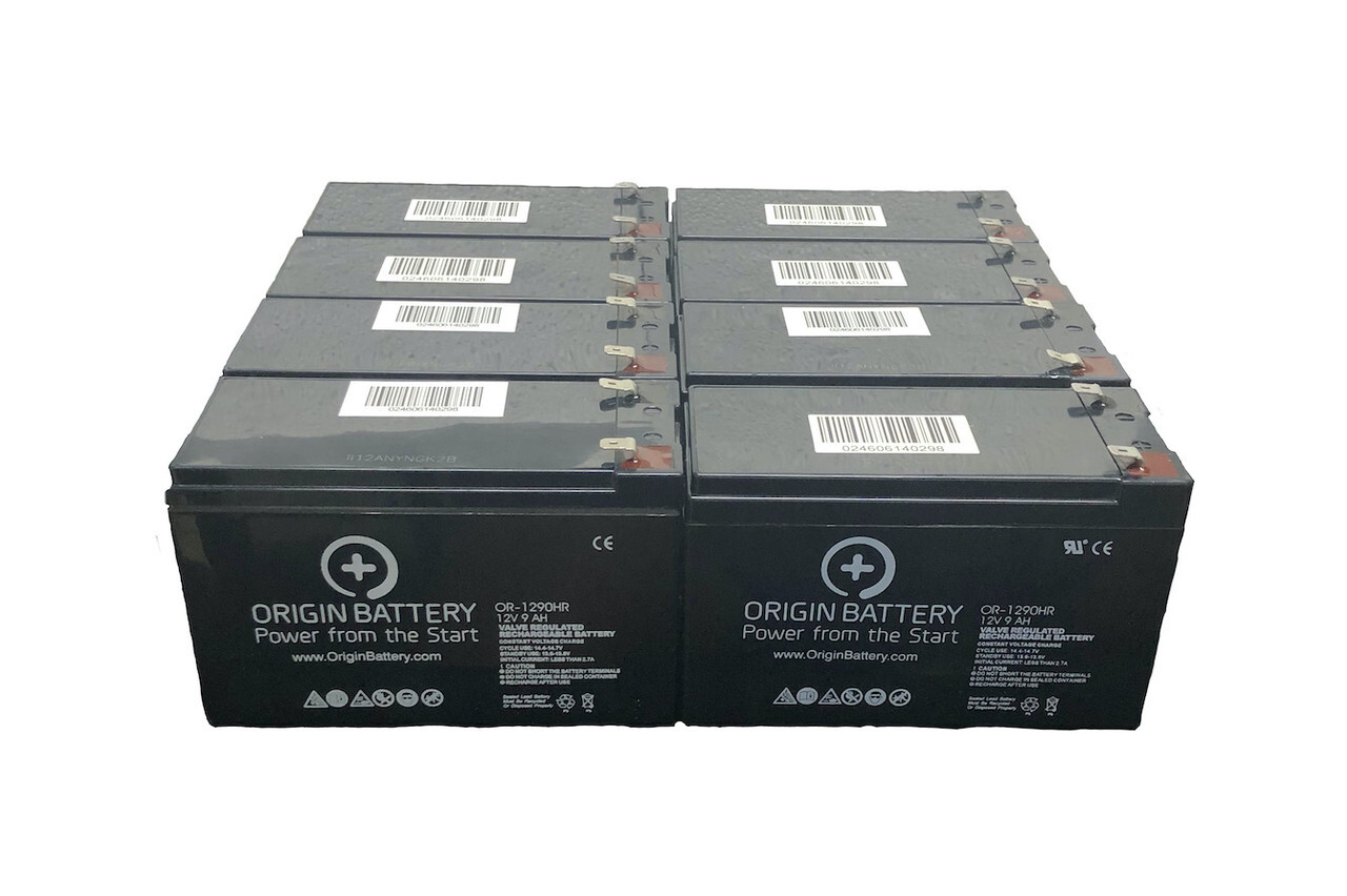 APC SMX48RMBP2U Battery Kit - 8 Pack 12V 9AH High-Rate UPS Series