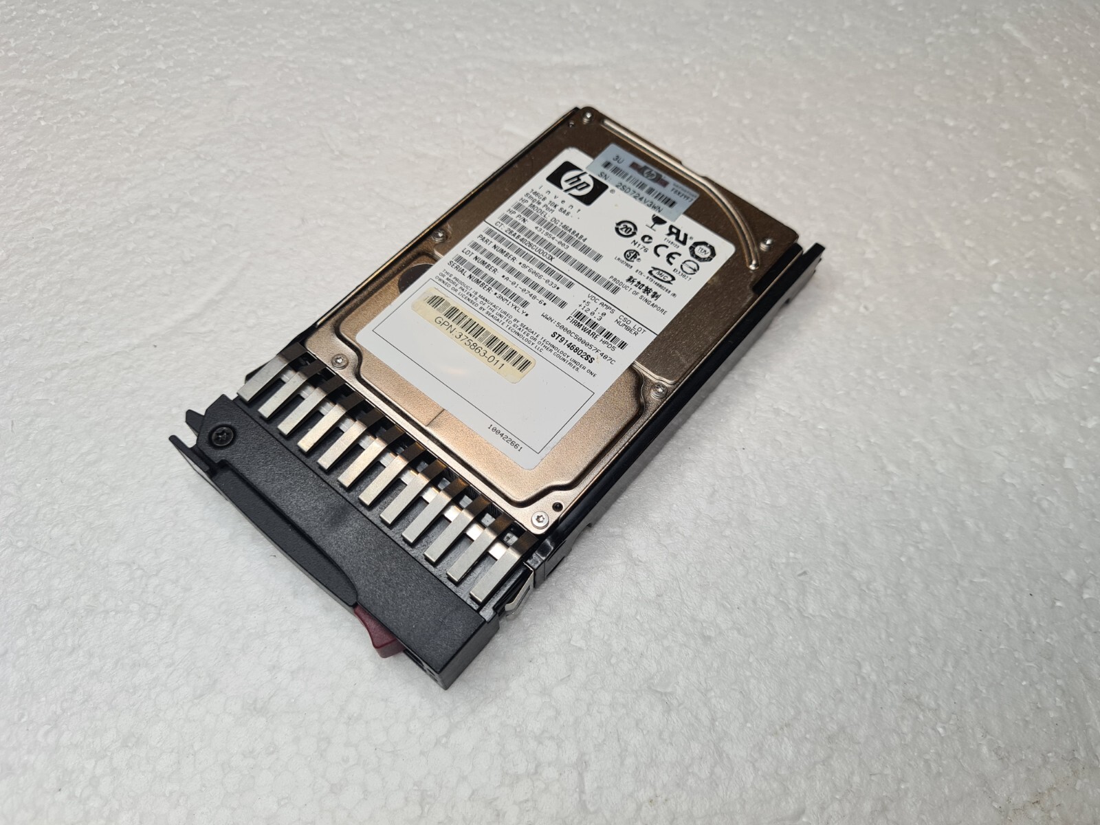 146GB HP 431954-003  2.5" SAS 1 Port 10K Hard Disk Drive HDD DG146ABAB4