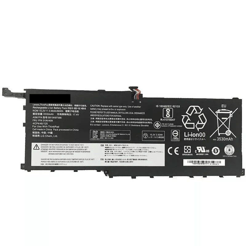 Original 00HW029 SB10F46467 For Lenovo ThinkPad X1 Carbon Gen 4 ( 2016 ) Battery