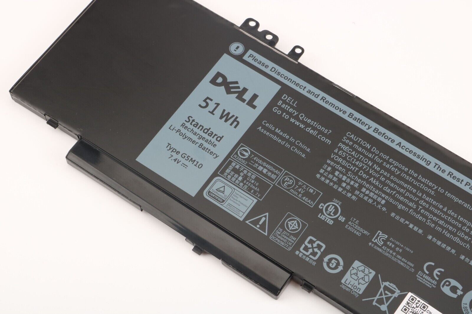NEW OEM G5M10 51W Battery for Dell Latitude 14 15 E5450 WYJC2 0WYJC2 8V5GX R9XM9