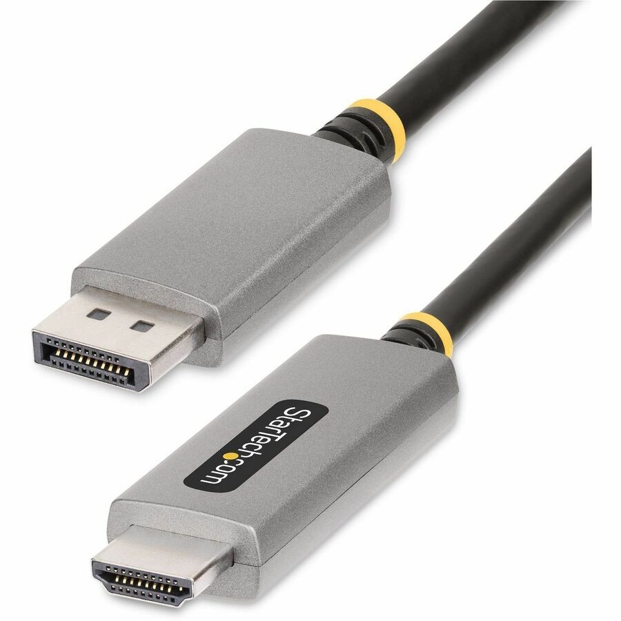 StarTech 6ft (2m) DisplayPort to HDMI Adapter Cable, 8K 60Hz, 4K 144Hz, HDR10,