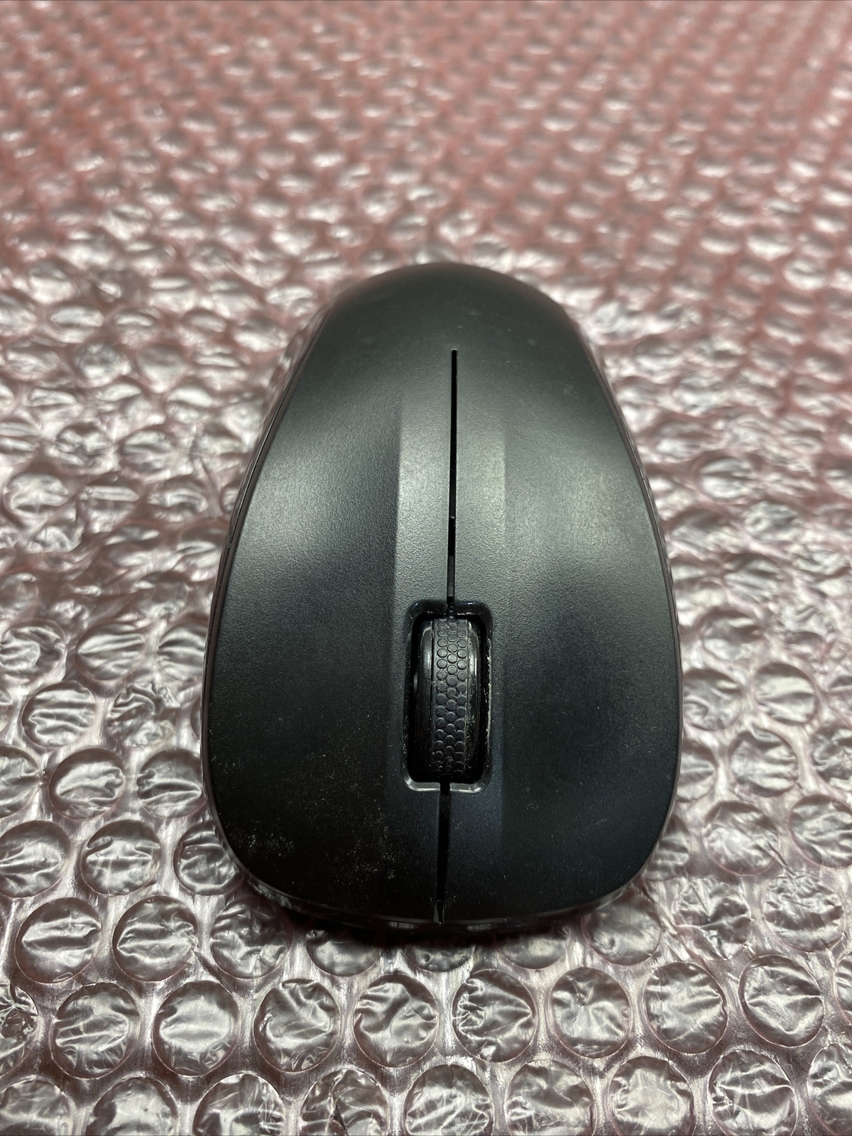 Used Staples 28036 Black USB Wireless 3 button Scroll Wheel Optical Mouse with