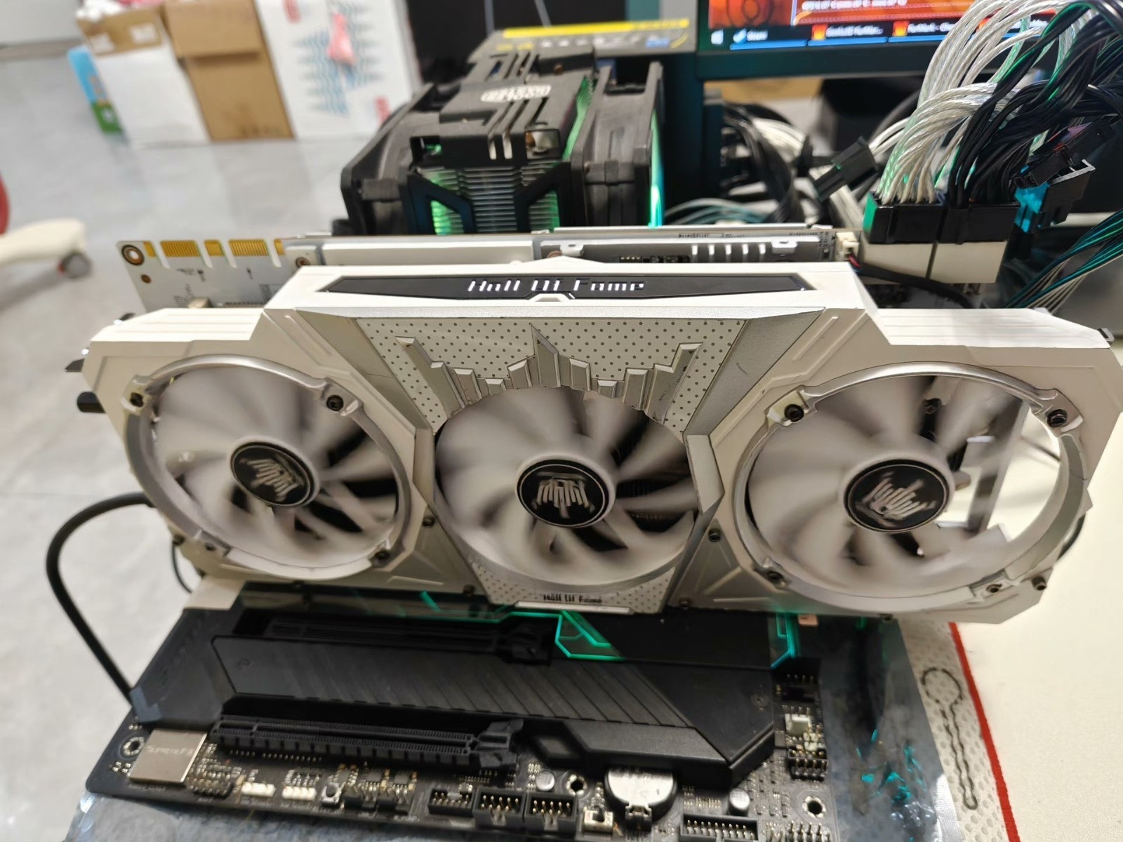 GALAX GeForce GTX 1070 Ti HOF 8GB GDDR5 Triple-Fan RGB Flagship Graphics Card