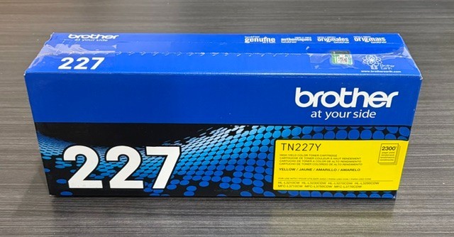 Brother TN227Y High Yield Yellow Toner Cartridge Genuine New Open Box