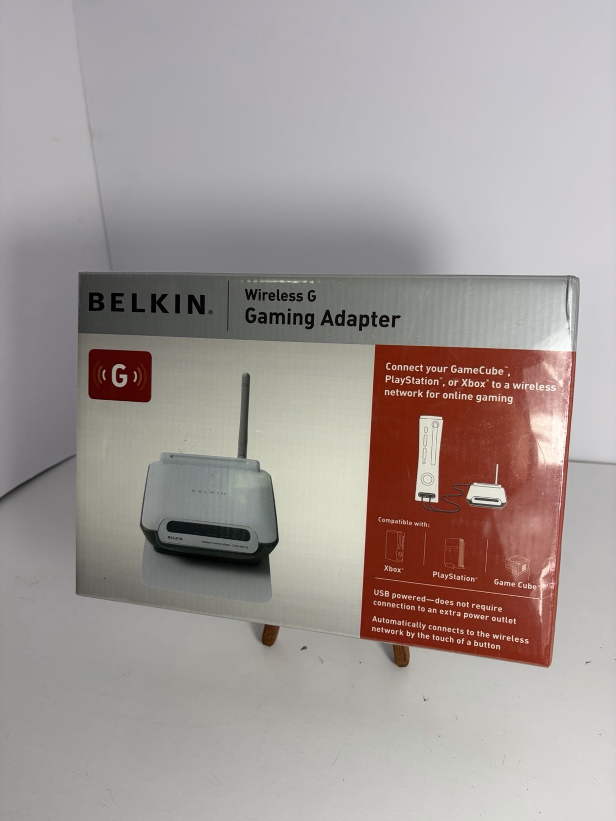 Belkin Wireless G Gaming Adapter PS2 Xbox GameCube Sealed Vintage Retro NIB 