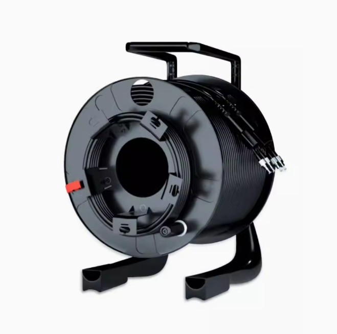 Brand-new 50M ST-ST Outdoor Armored 4 Strands with Fiber Tactical Cable Reel