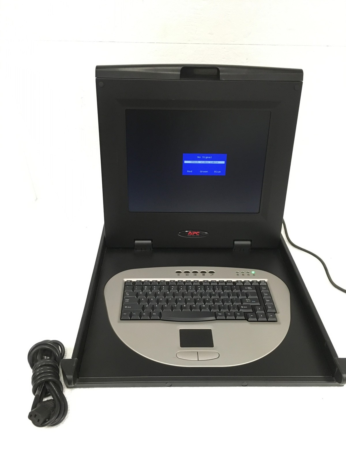 APC AP5015 15" Rackmount LCD KVM Console Keyboard, Monitor, Rails 