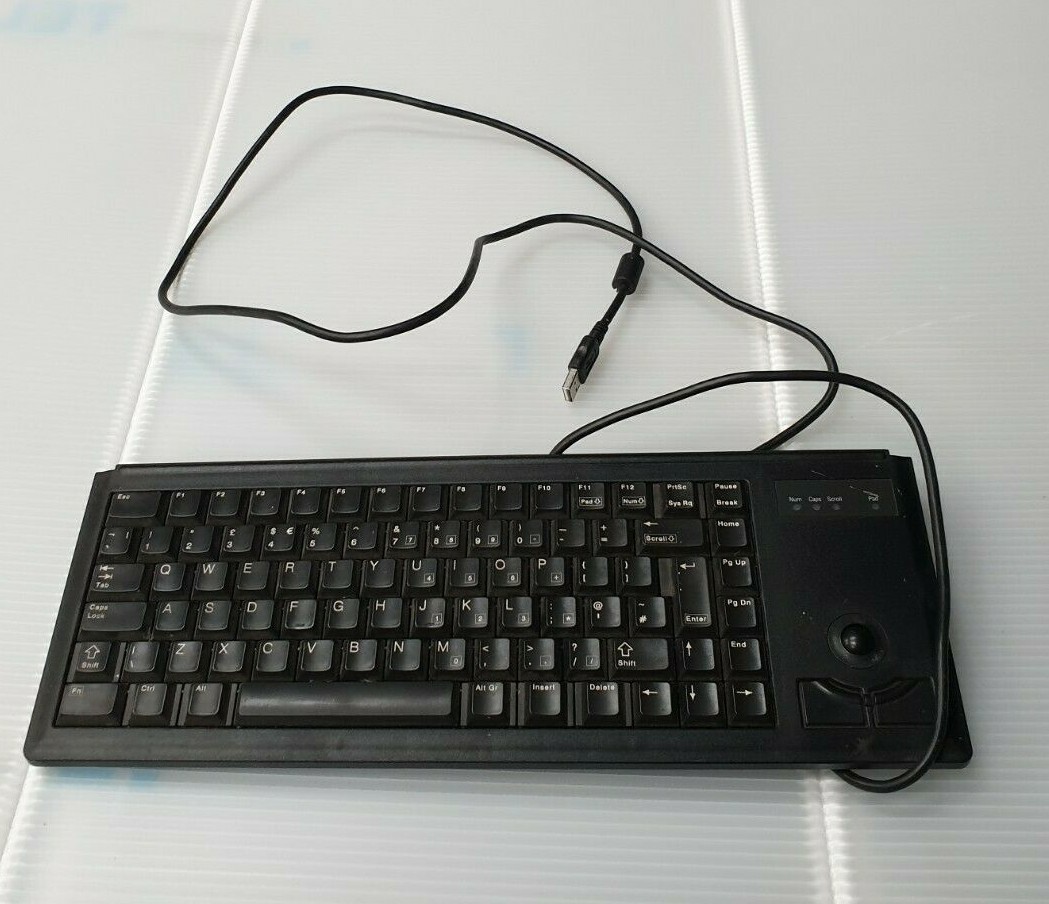 CHERRY G84-4400LUBGB-2 Trackball Keyboard USB Black  (R4S14.3B2)