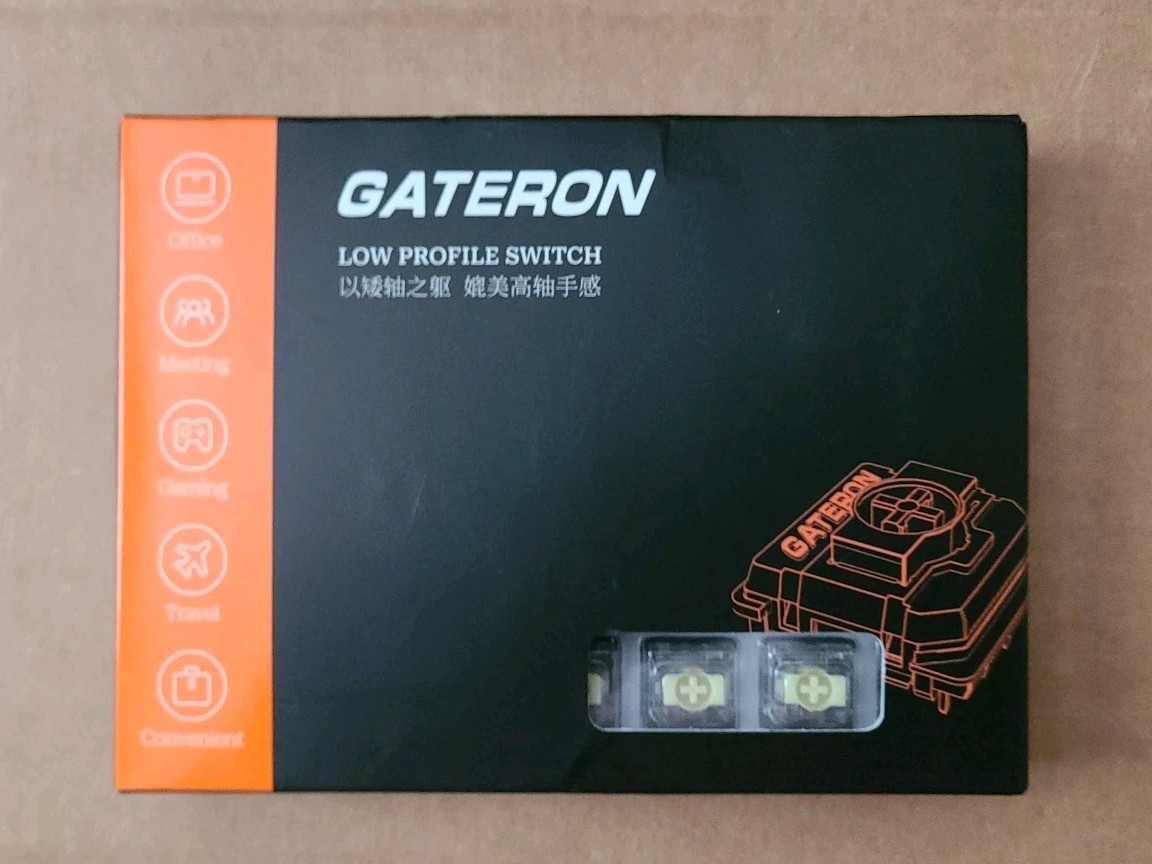GATERON KS-33 Low Profile Silent 2.0 Keyboard Switches, 35 pcs