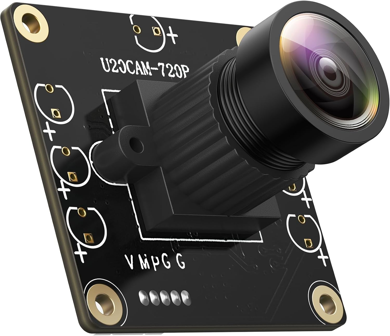 720P USB 2.0 UVC Camera with 120° DFOV for Raspberry Pi, Jetson Nano, Embedded