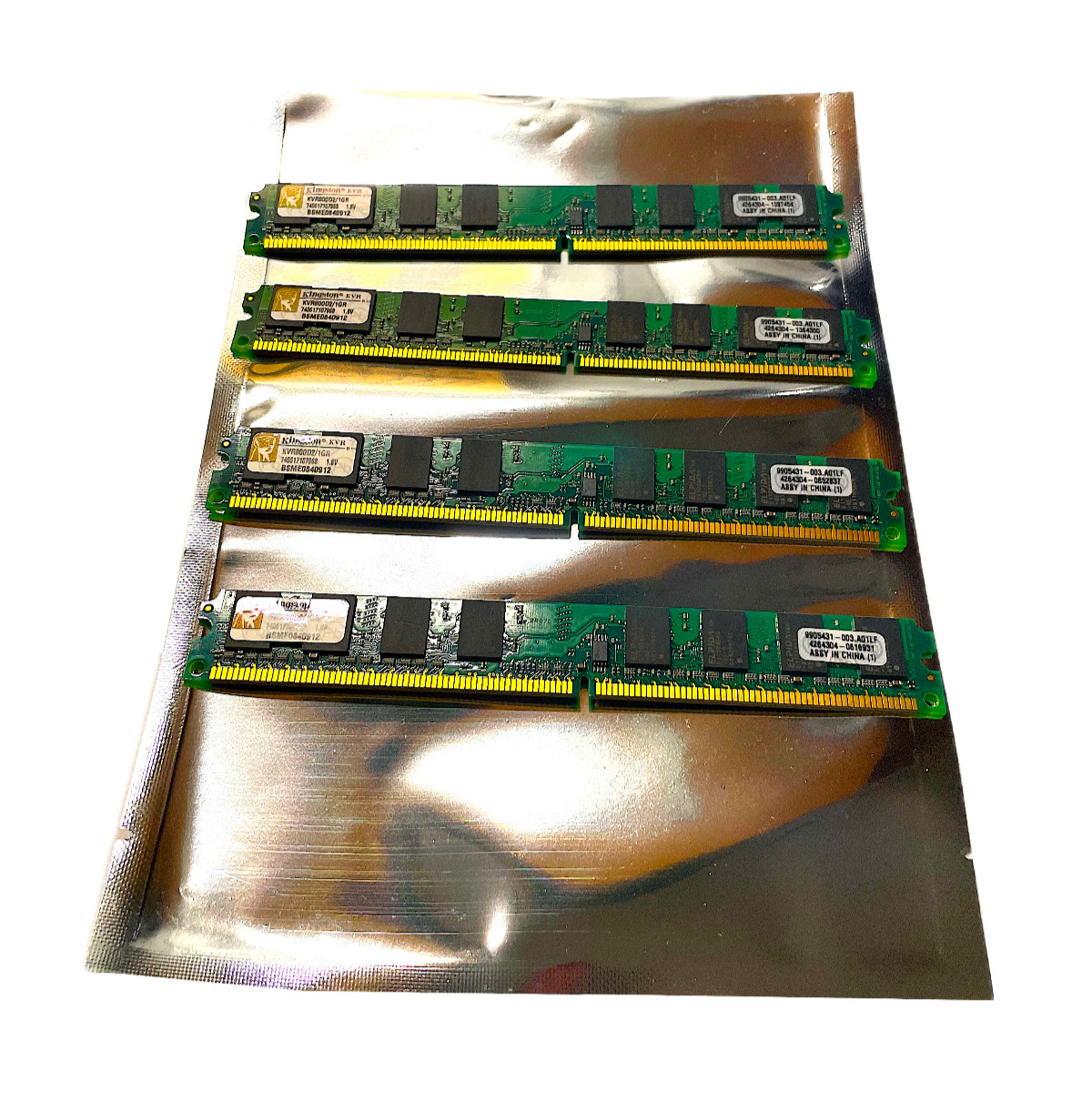 Kingston 4GB (4 x 1GB) DDR2 800mhz PC2-6400 Low-Profile Desktop Memory RAM Kit