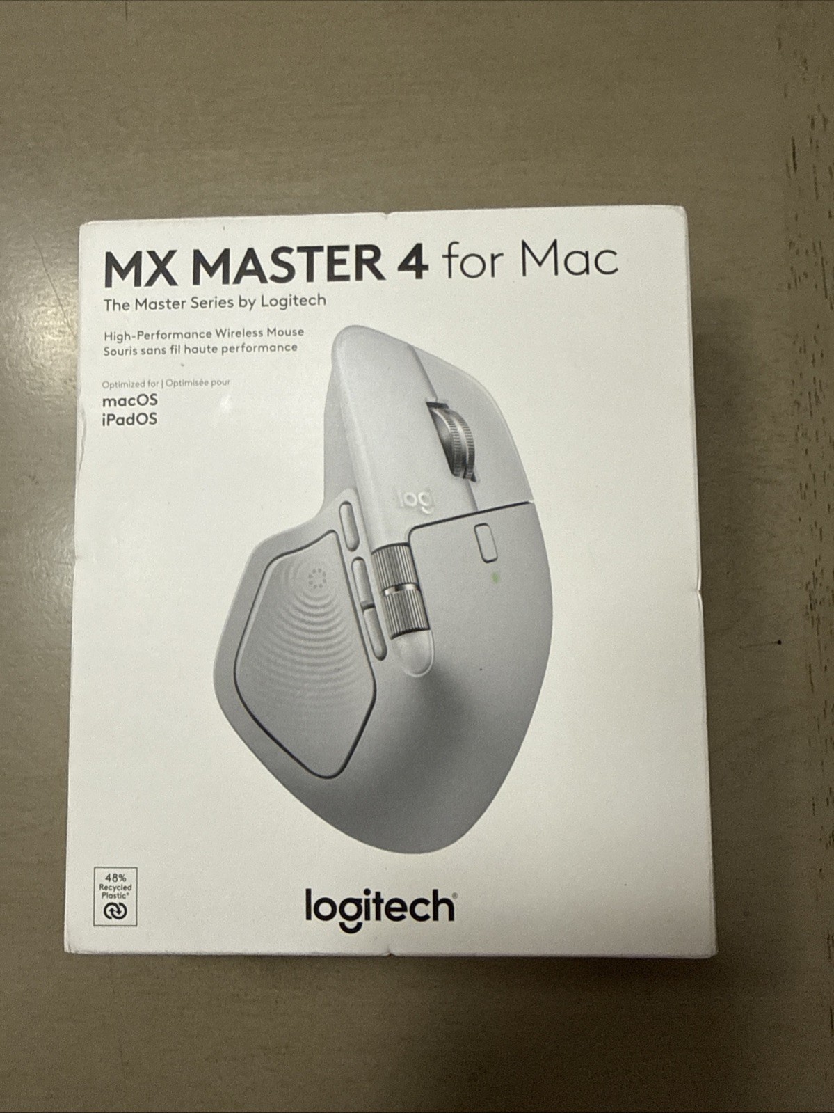 Logitech 910-007574 MX Master 4 High-Performance Wireless Mouse White Mac (New)