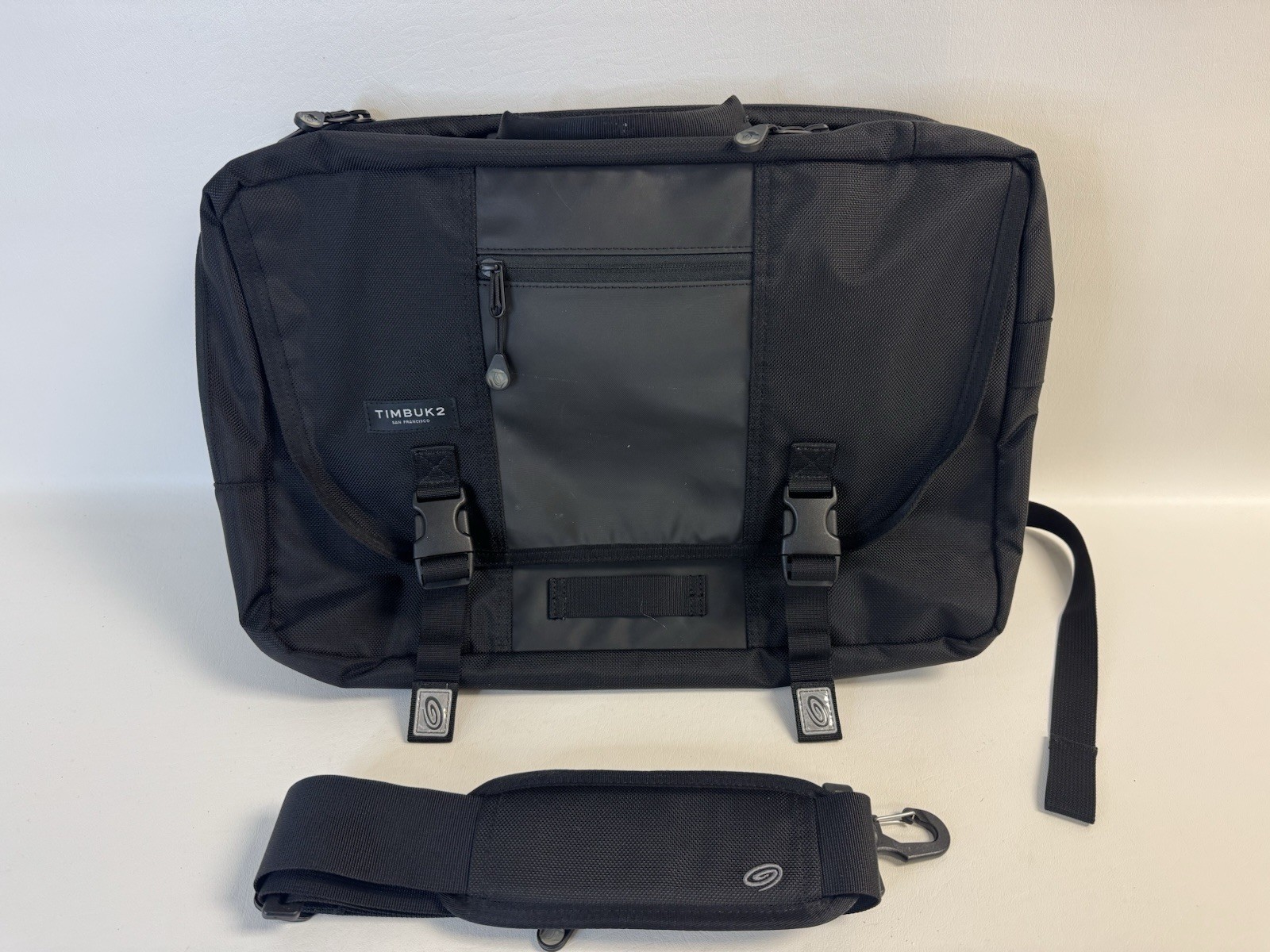 Timbuk2 Ballistic Breakout Laptop Messenger Backpack Convertible Case Black NICE