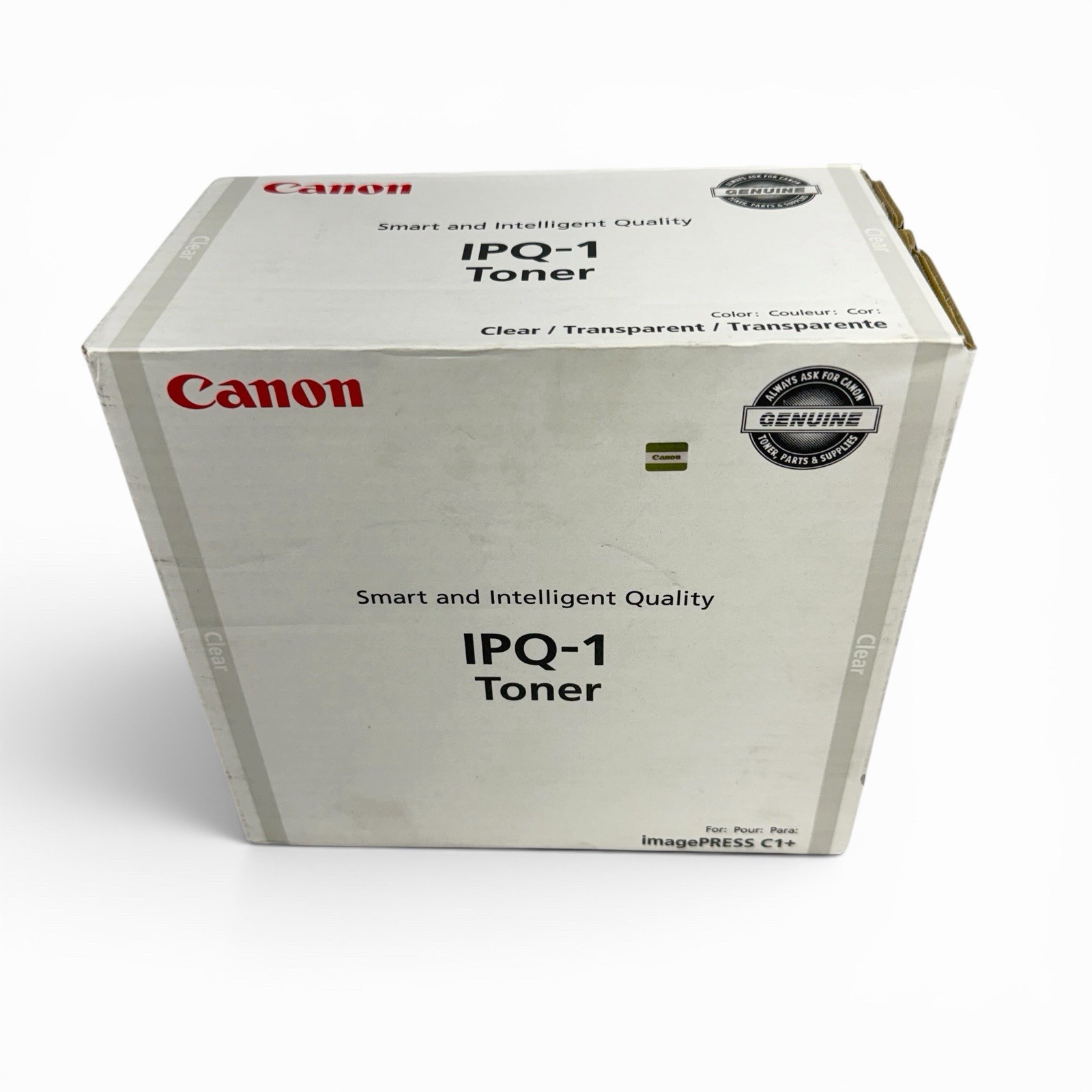 Canon IPQ-1 Clear / Transparent Toner Genuine OEM for imagePRESS C1+