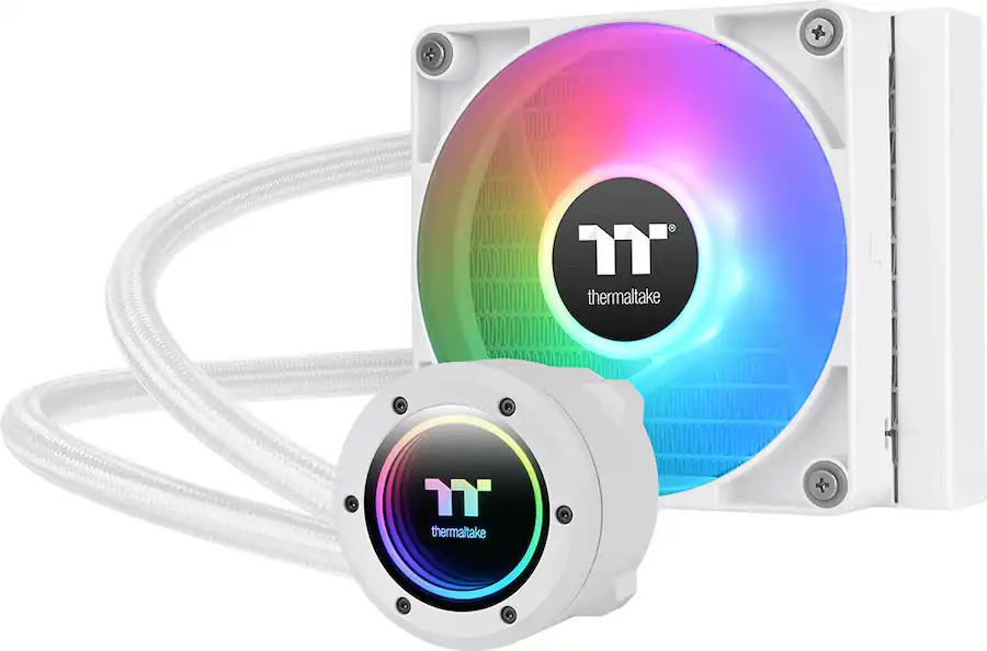 Thermaltake TH120 V2 ARGB Sync AIO Liquid Cooler - Snow Edition CL-W363-PL12SW-A
