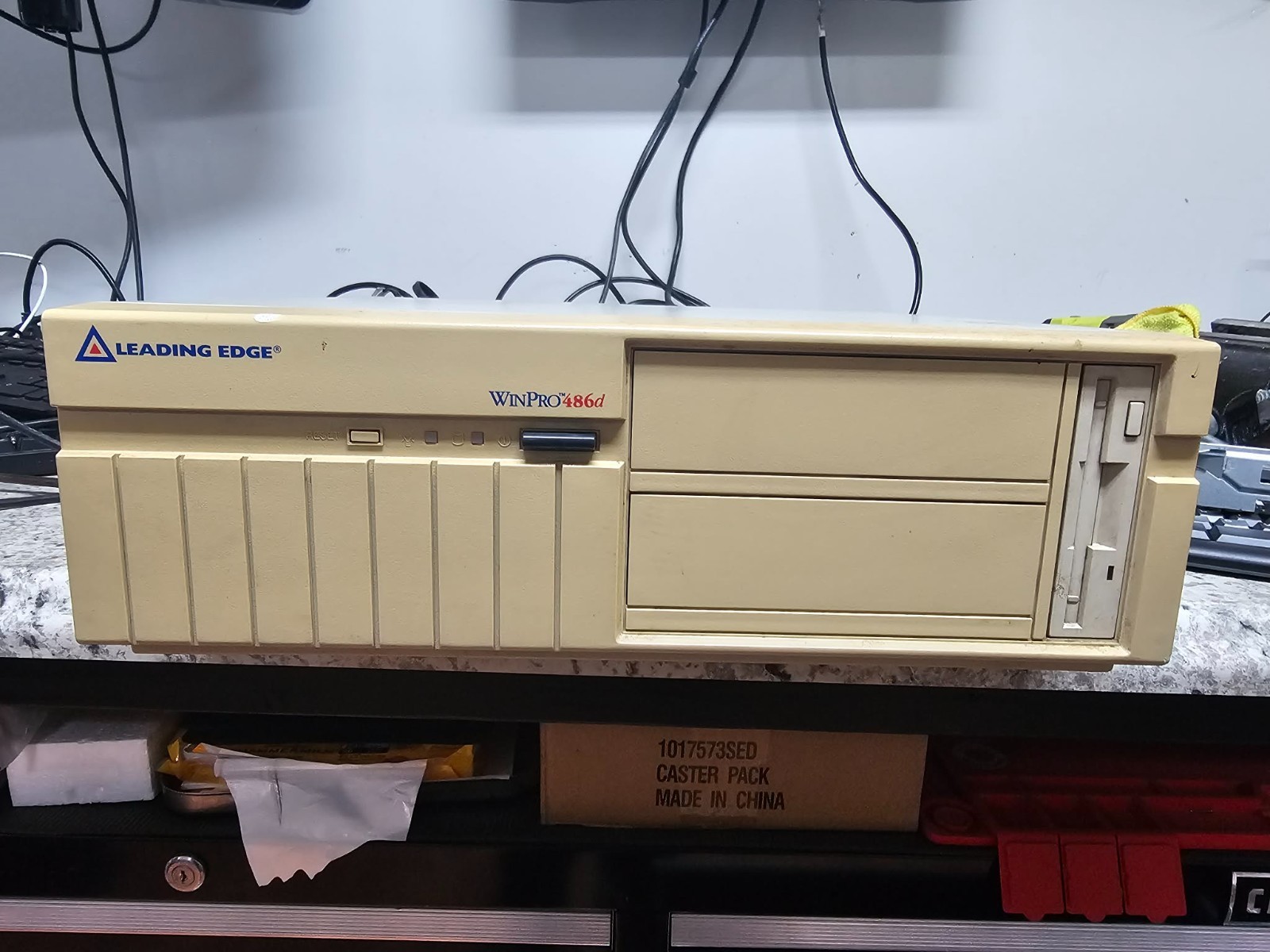 Clean Rare Vintage Retro Leading Edge WinPro 486d Cyrix TI Dos/Win Games Office+