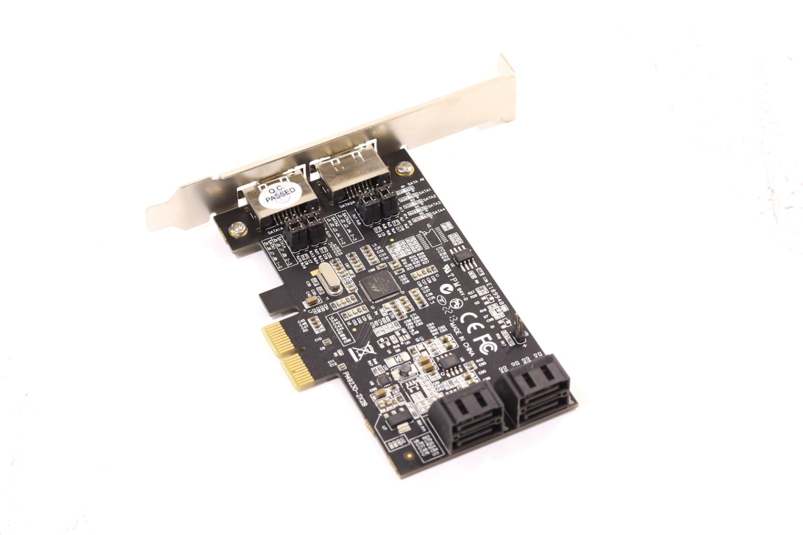 Vantec Quad-Channel 6-Port 6Gb/s PCIe x16 RAID Host Card P/N: UGT-ST644R Tested