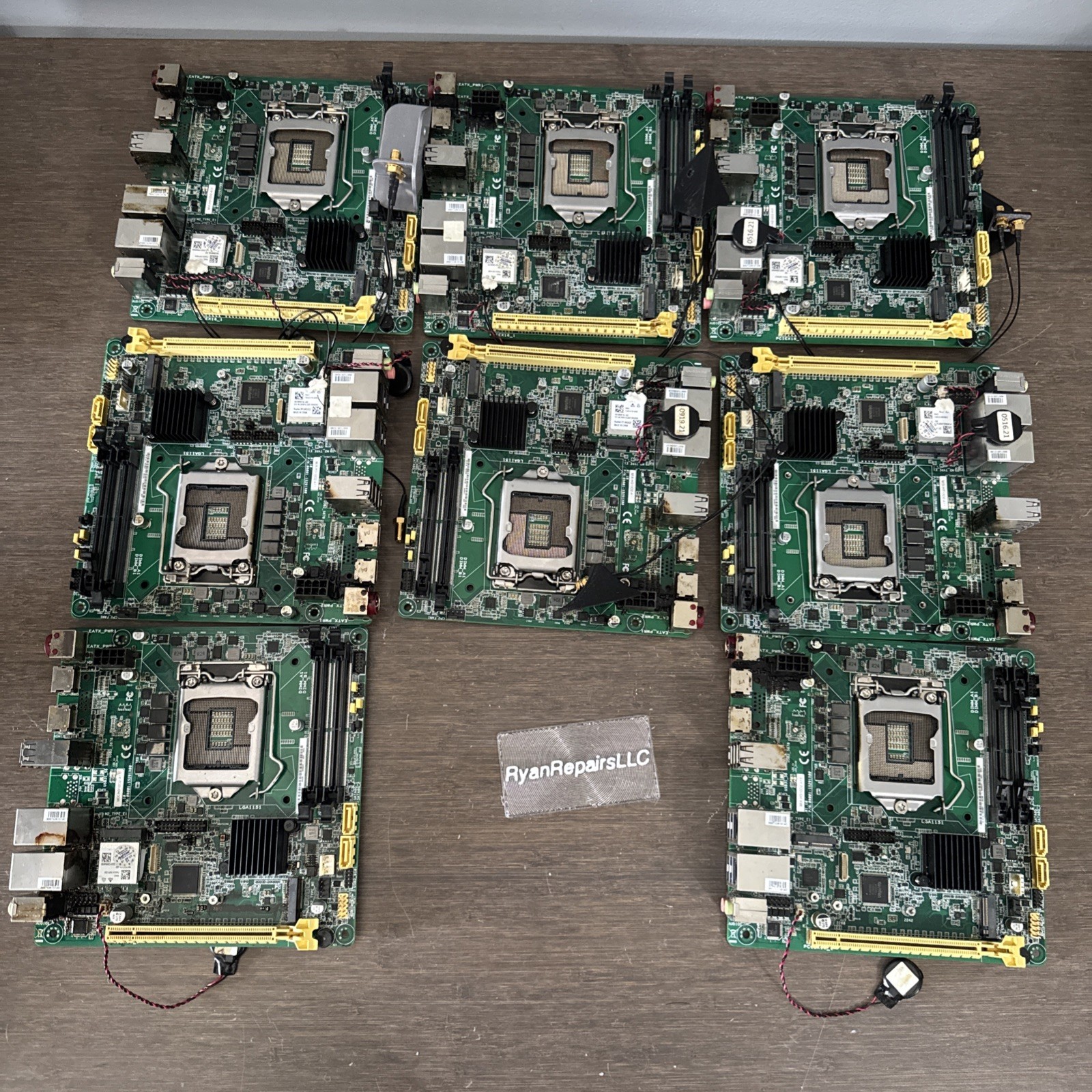 8x Lot - Intel H310D2-A11 LGA1151 Homelab Mobo Multi LAN USB3 RARE Firewall