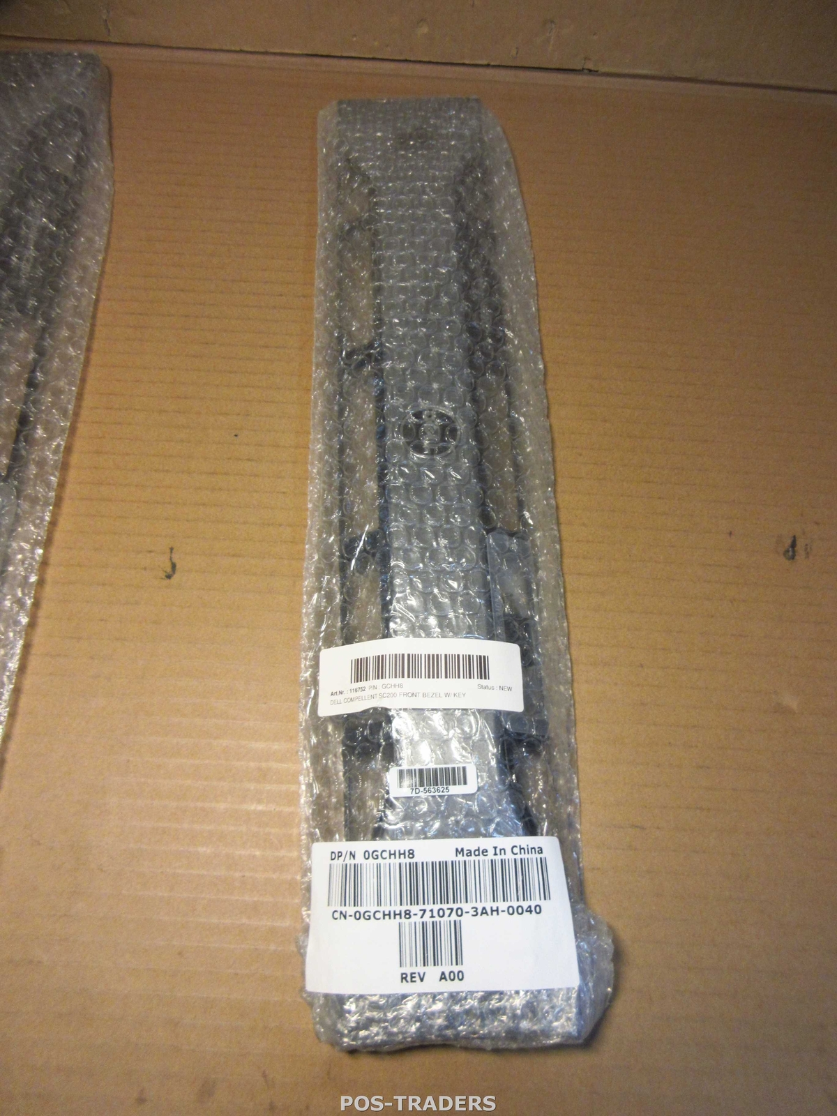Dell GCHH8 Compellent SC200 Front Security Bezel Cover with Key OEM - NEW NO BOX