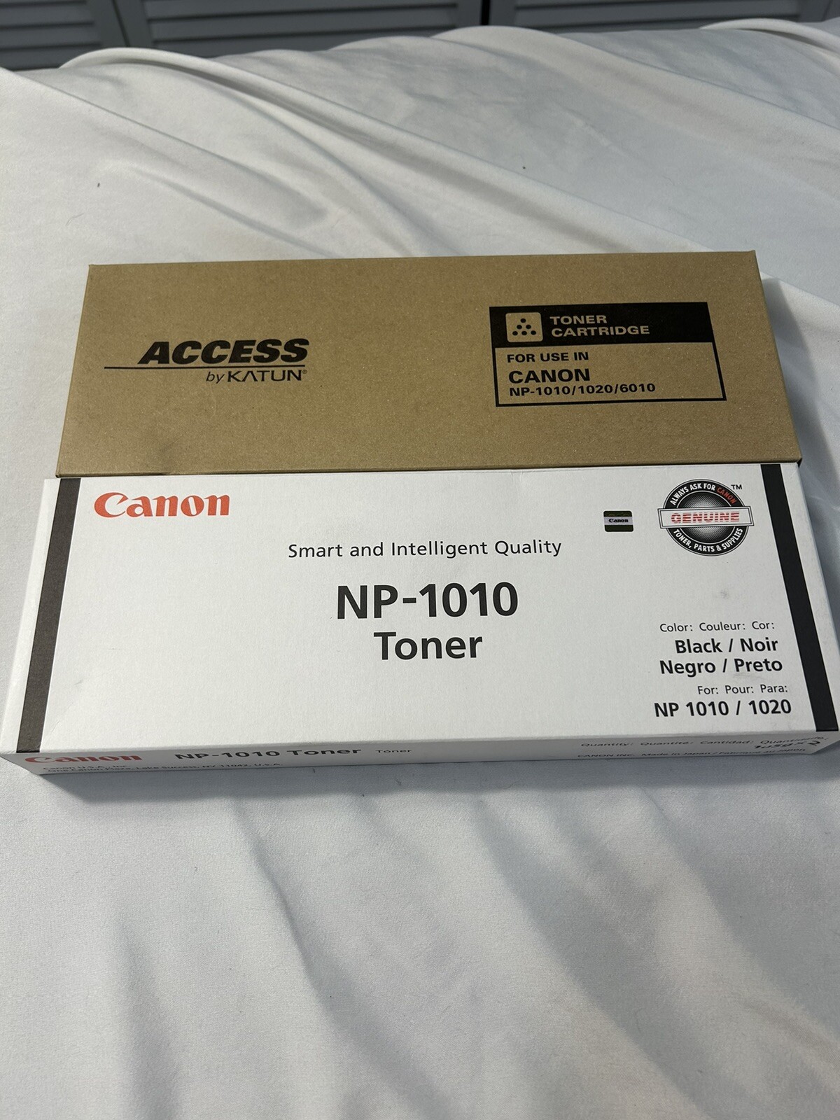 Canon NP-1010 NP-1020/6010 Black Toner Cartridge Genuine New Lot Of 2
