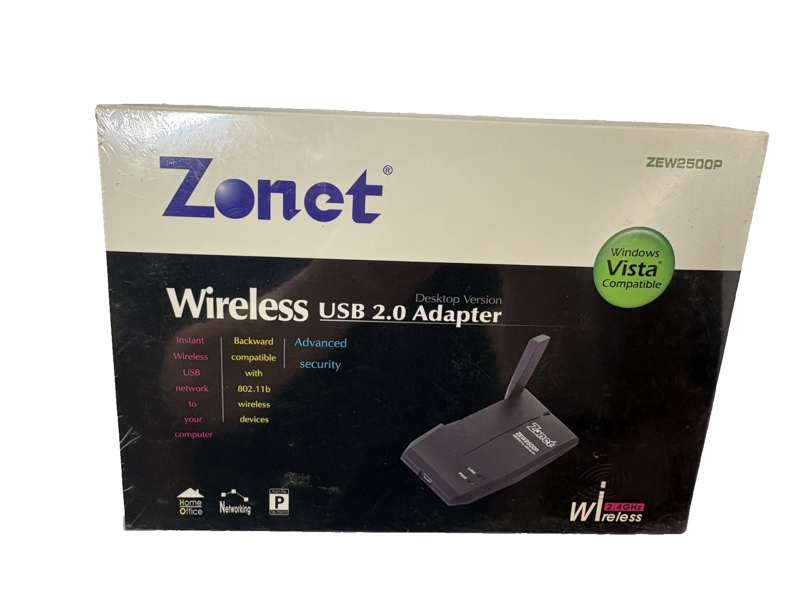 Zonet ZEW2500P Wireless Adapter 802.11b/G MINI USB / USB 2.0 54Mbps New Windows