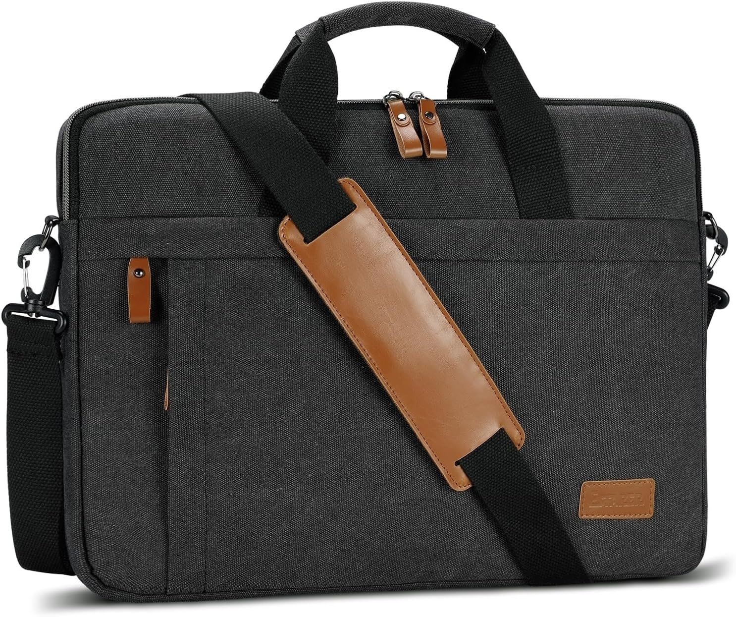 Sleeve for 17-17.3 Inch Laptop, Water-resistant Canvas, Slim Dark Grey Cover