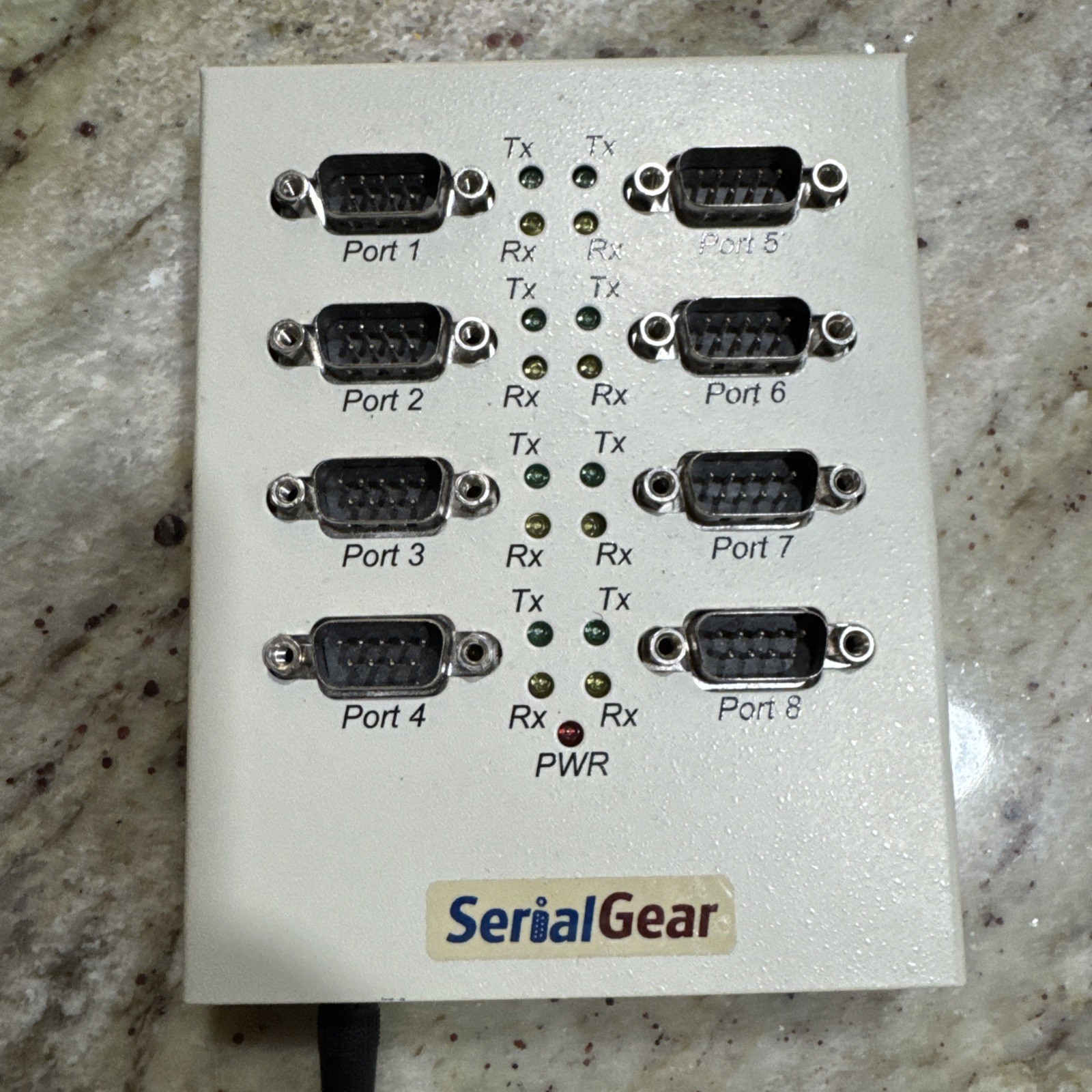 8-Port USB to RS-232 DB-9 Industrial Serial Adapter