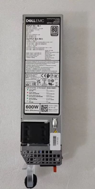 Used Dell Server 15th Generation 600W Power Supply for R350 Y20HJ 3THTT