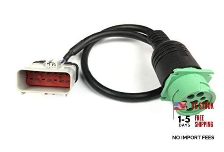 14 Way RP1226 to Type2 J1939 ELD Cable Length 24" for Truck Fleet 24 inches