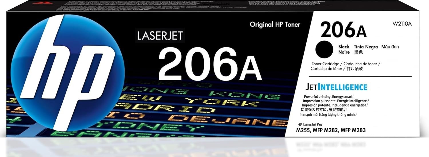 HP 206A (W2110A) Black Toner Cartridge