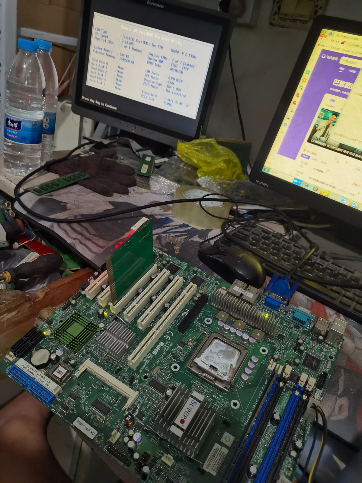 PDSMA+ Rev:1.01 PDSMA-E Super Micro Motherboard, Main board