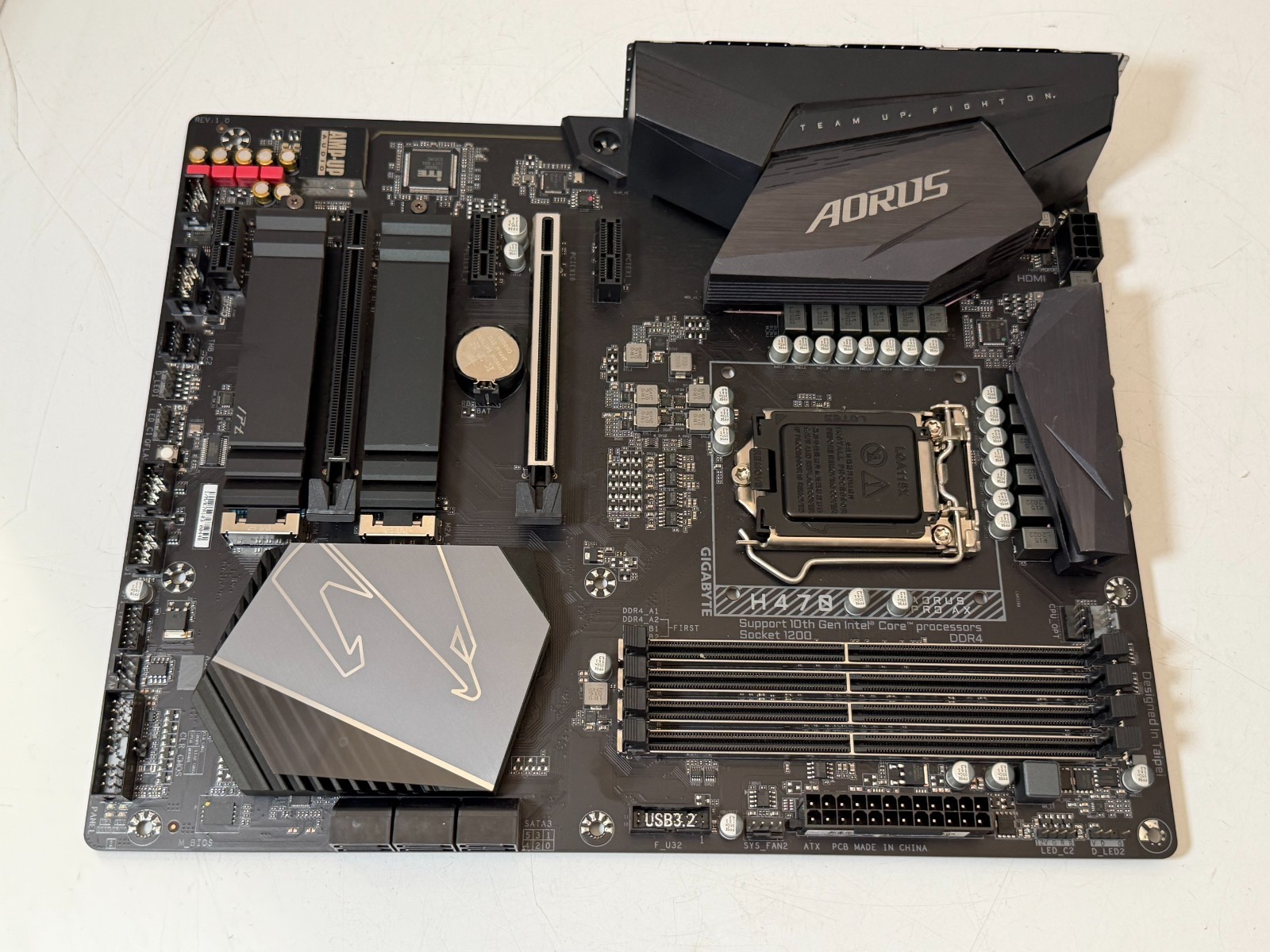 GIGABYTE H470 AORUS PRO AX Gaming ATX Motherboard LGA1200 DDR4 PCIe HDMI