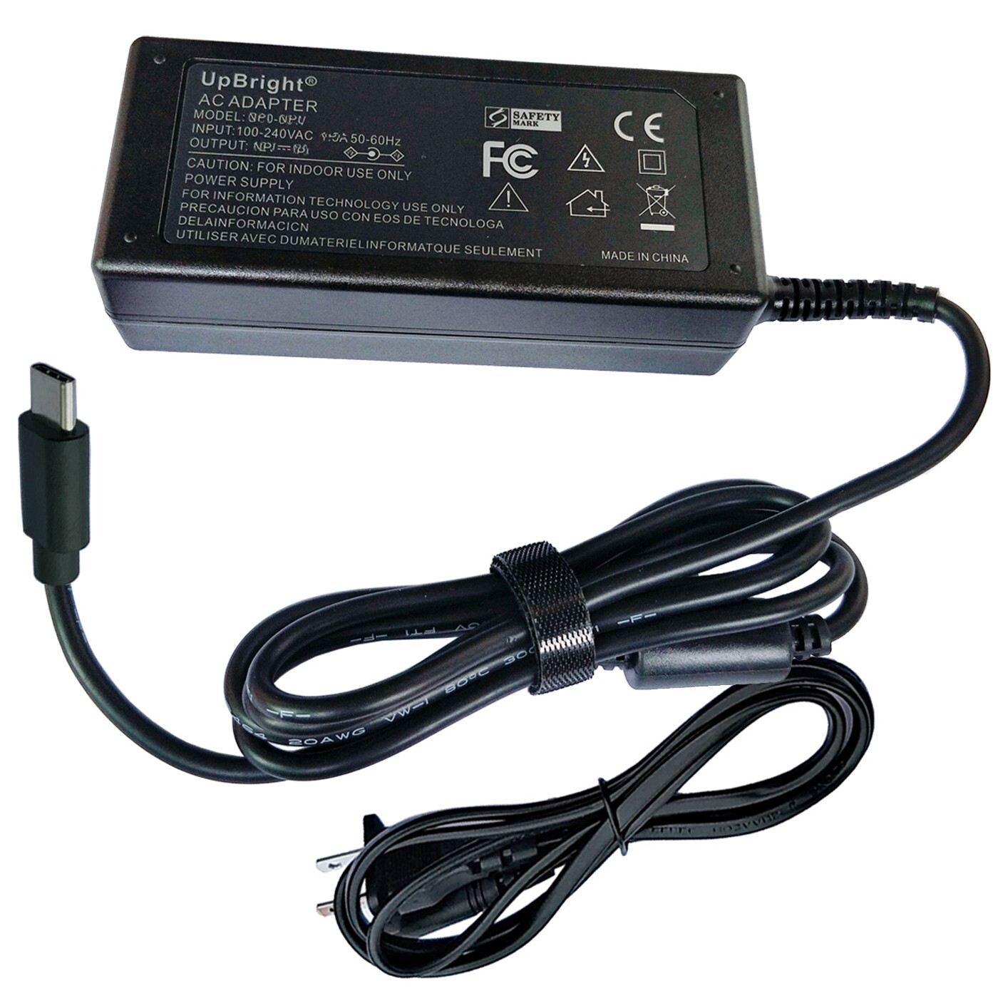 USB-C 24V AC Adapter For Toast FC100A01-240040U FREPWR Printer, Hub or Terminal