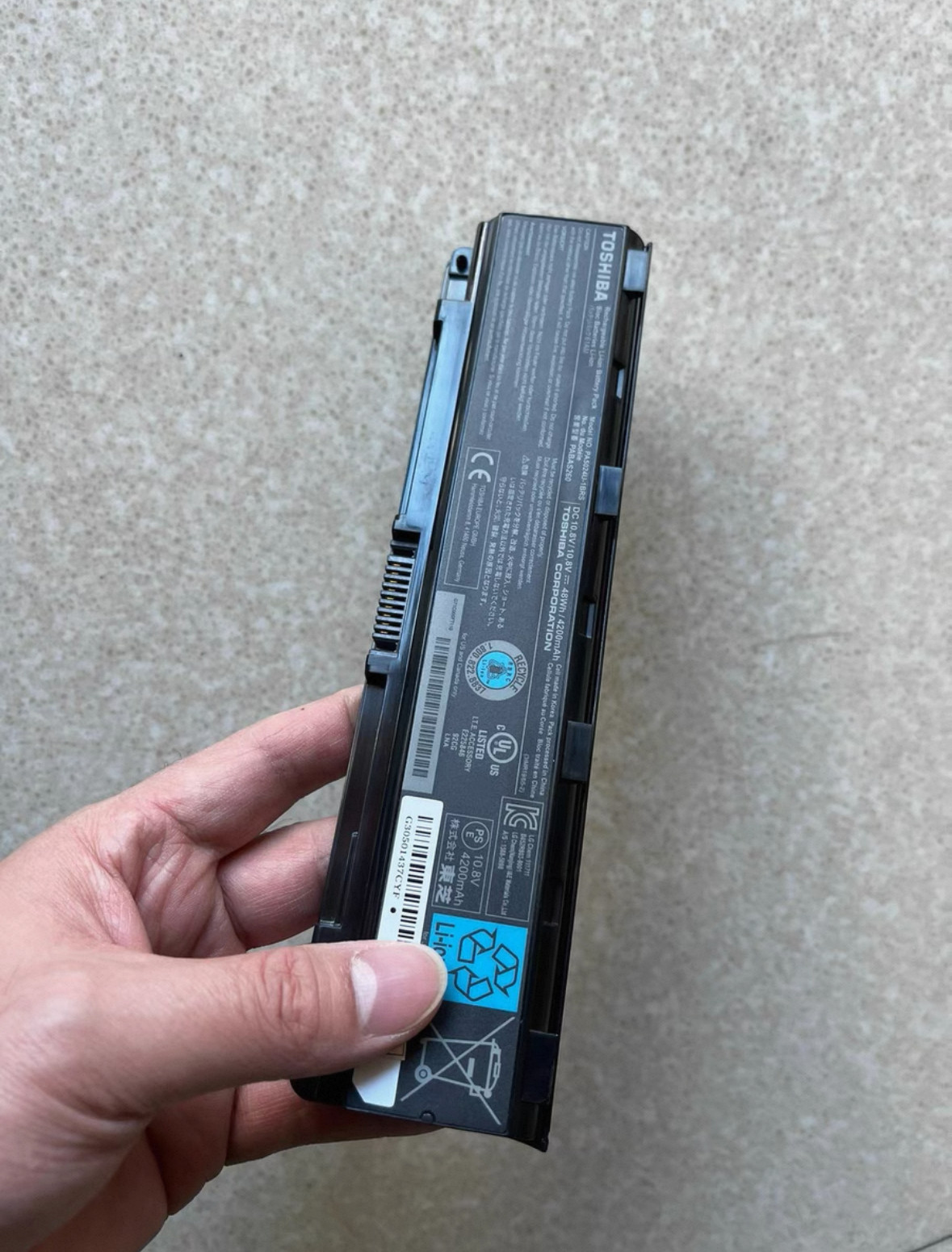New OEM Genuine PA5024U-1BRS Laptop Battery For Toshiba Satellite C850 PABAS260