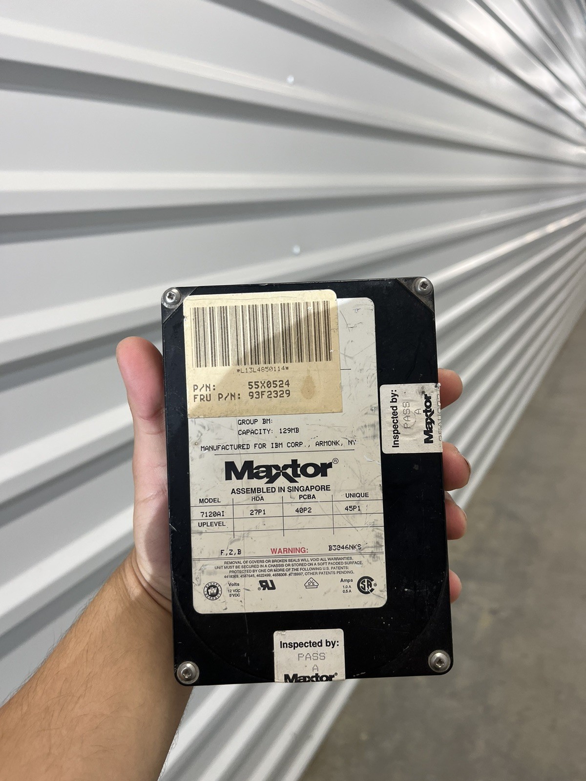 ✔️ MAXTOR ✔️ 7080AT ✔️ 80Mb 3.5" IDE Hard Drive ✔️ Vintage ✔️ untested