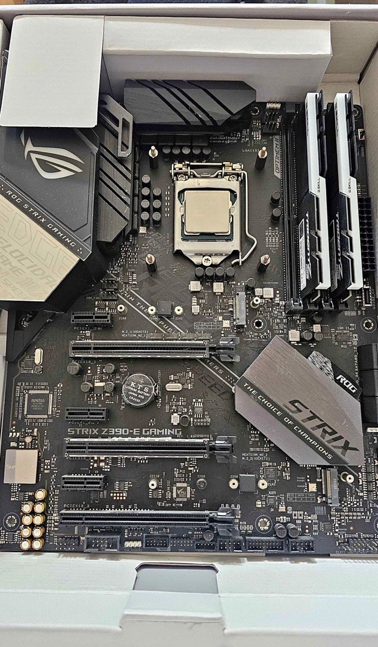 Z390-e Gaming, I7-9700k, & 32GB 2x16 Trident Z RGB 3200MHz