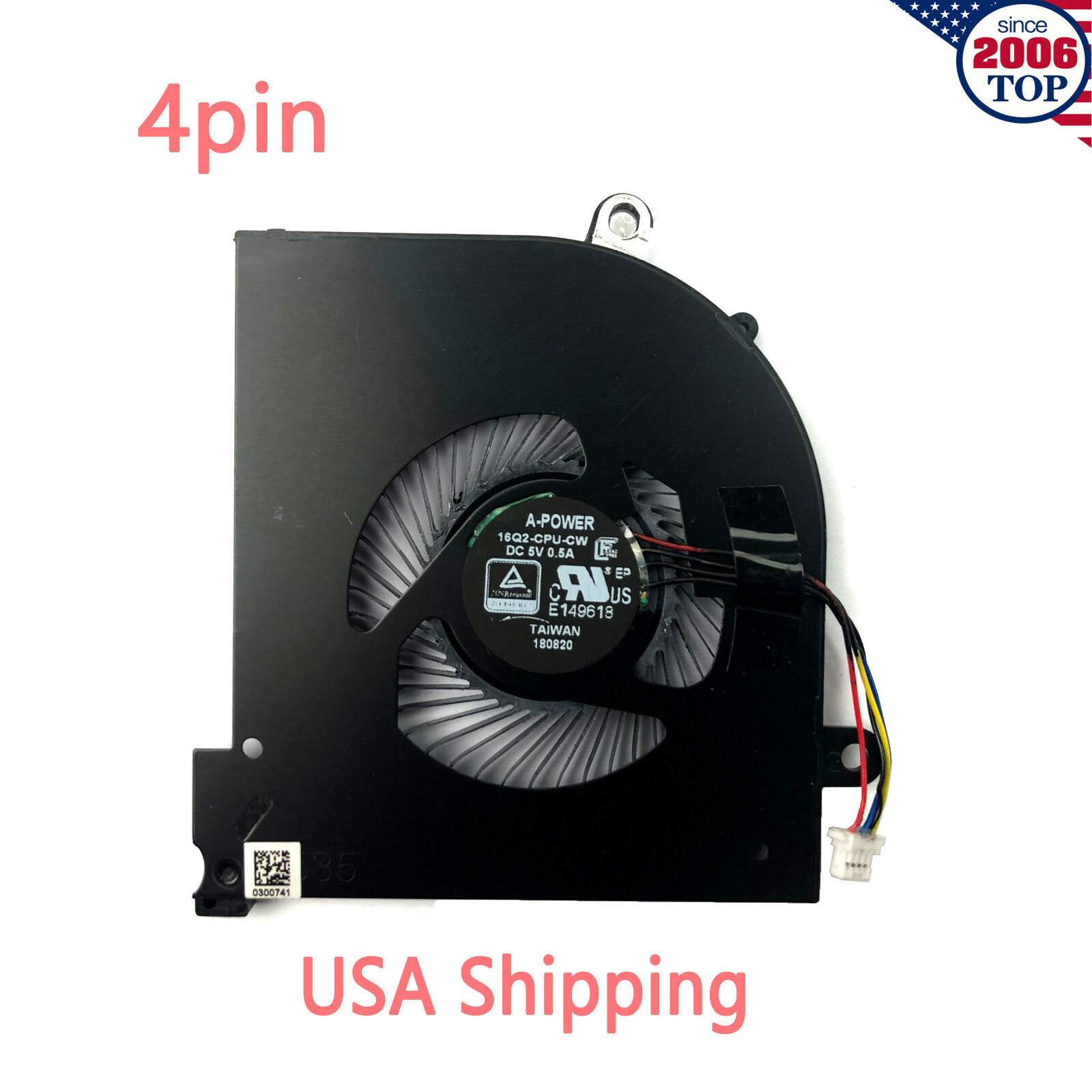 Original New CPU Cooling Fan for MSI GS65 GS65 Stealth 8SE 8SF 8SG 8RE GS65VR MS
