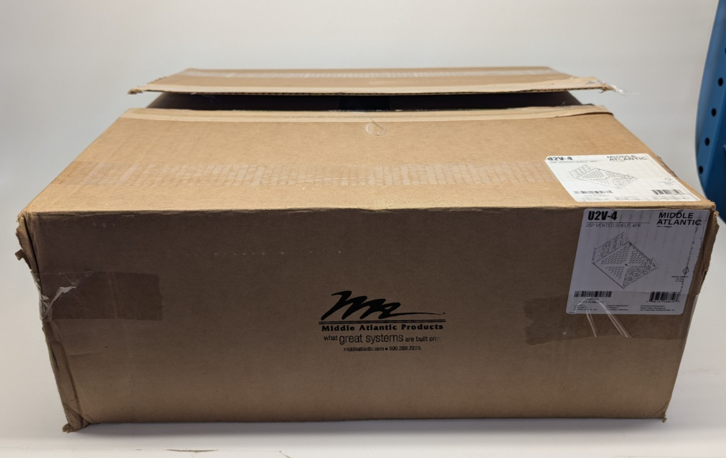 Middle Atlantic U2V-4 2SP Vented Shelf 4PK