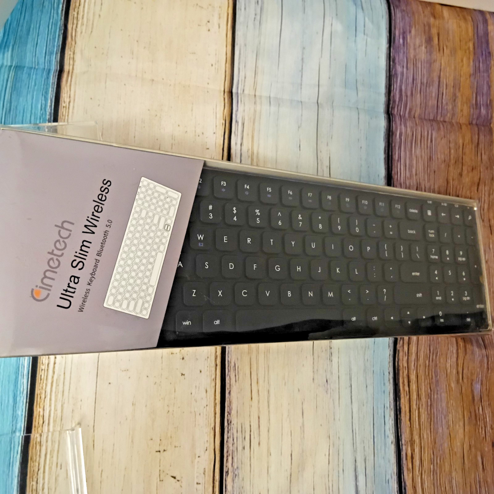 Cimetech Wireless Keyboard 110-Key Full Size Cordless Keyboard with USB Receiver