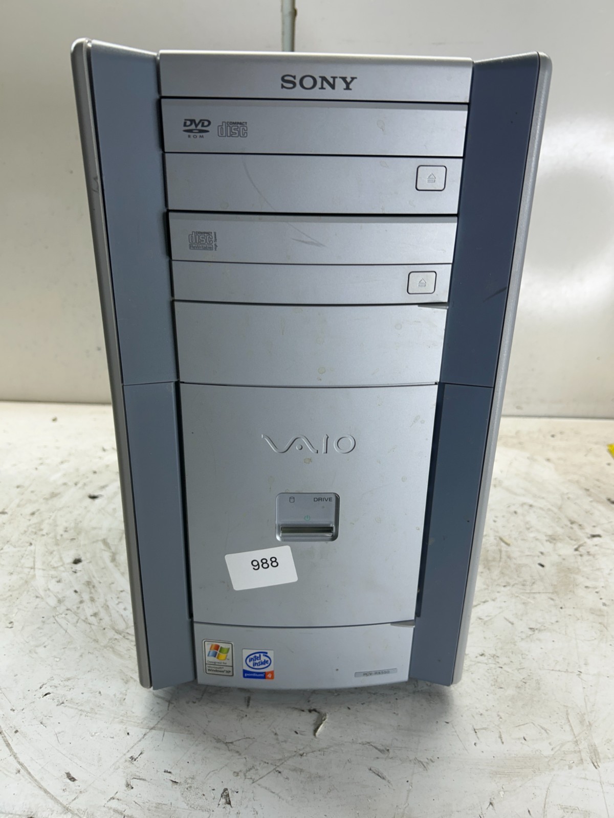 Sony Vaio PCV-7732 Intel Pentium 4 1500MHz 256MB NO HDD