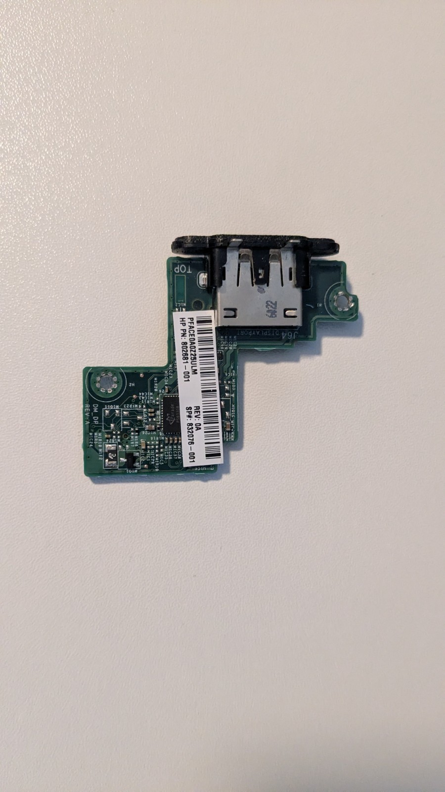 HP 600 800 G2 DM Mini PC DisplayPort Option Board 832076-001 802681-001