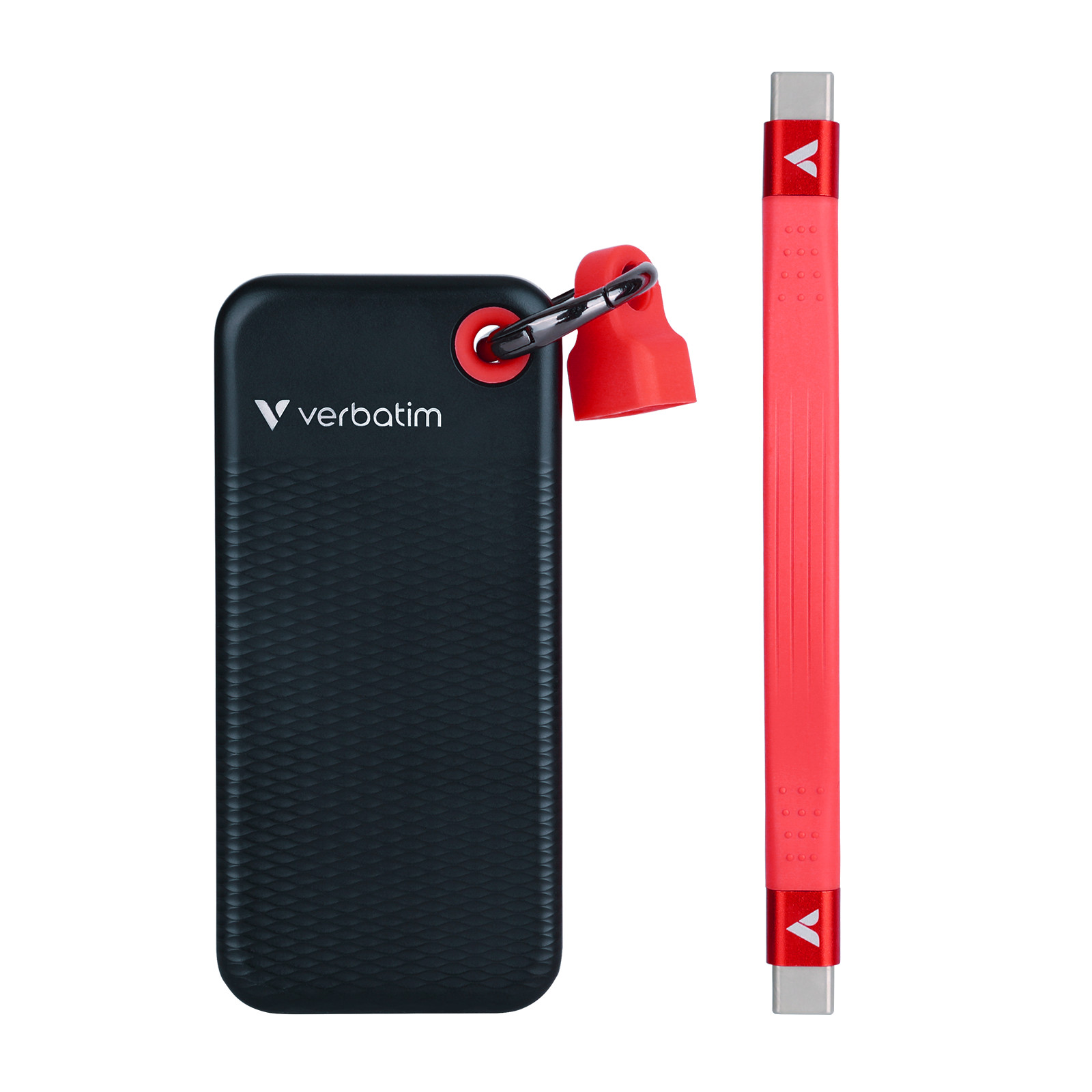Verbatim 2TB Pocket External Mini SSD USB 3.2 Gen 2 Black/Red 32196