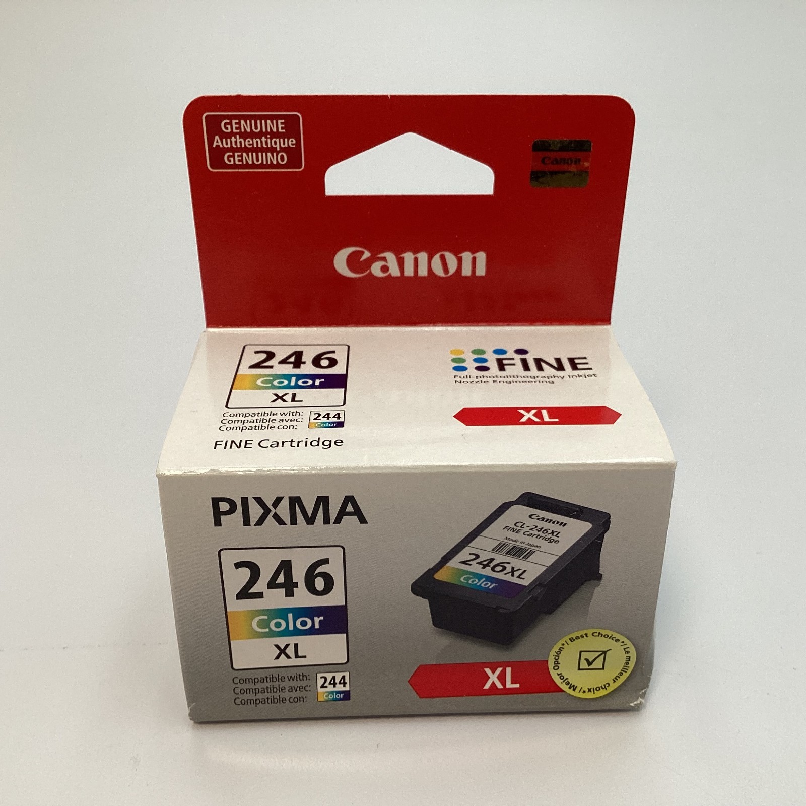 (1) Genuine Canon 246XL CL-246XL High Yield Color Ink Cartridge - New Nice