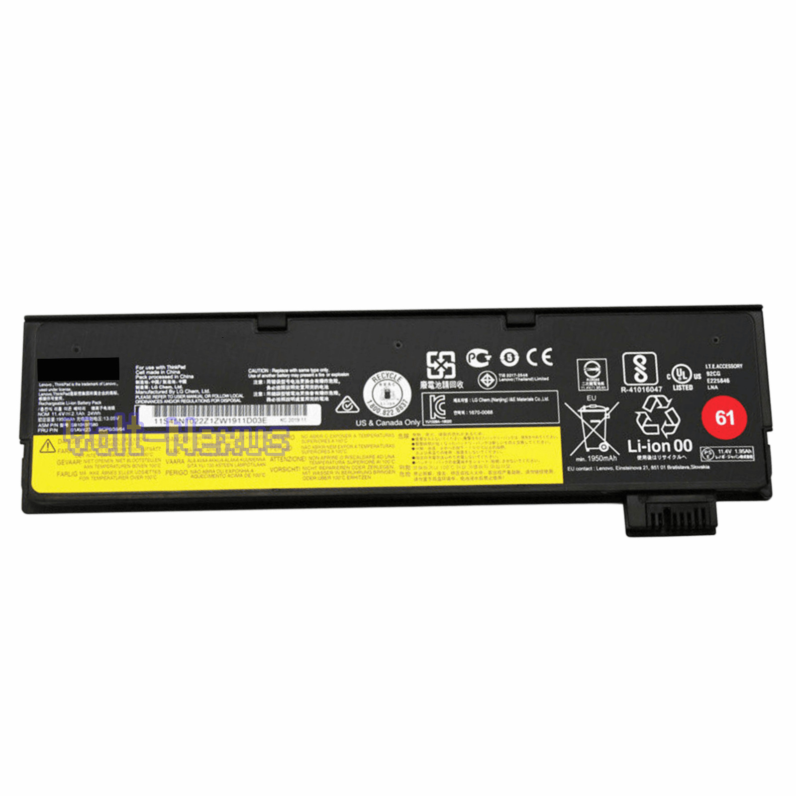 01AV423 01AV424 Original Battery for Lenovo ThinkPad T470 T480 P51S P52S
